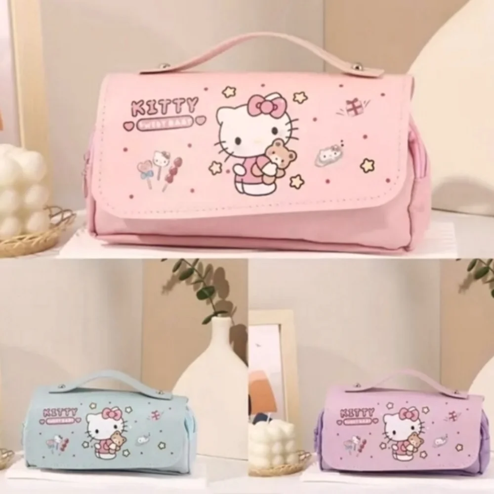 Hello Kitty Pencil Case, Ballpoint Pens and Office Supplies, NEW - Picture 3 of 5